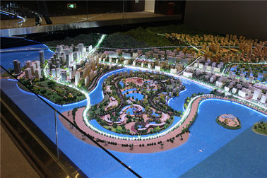 1 / 1000 modelli architettonici miniatura della scala per l'esposizione di progettazione urbana