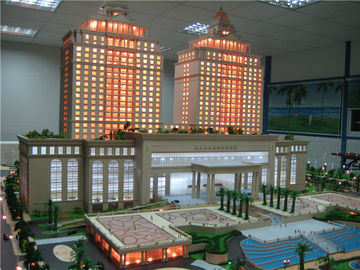 Modellismo ambientale di architettura per l'hotel, mini modello della stampa 3d