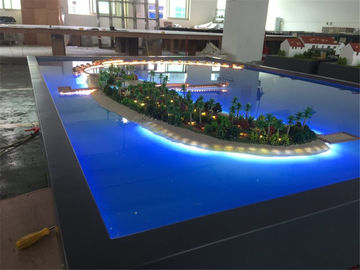 La villa miniatura 3D modella la tecnica fatta a mano raffinata con il sistema di illuminazione