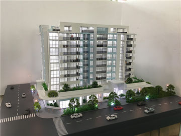 Modello architettonico leggero di Ceilling che fa i materiali per l'appartamento, 1/75 di edificio di Maquette della scala